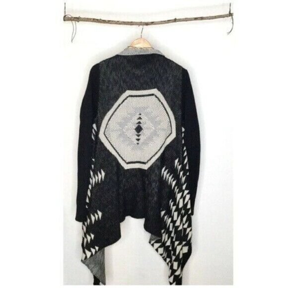 MOSSIMO Open Front Draped Assymetic Cardigan XL - Picture 6 of 11